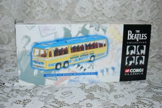 1997 Corgi Classics Beatles Die Cast 8 " Bedford Val Magical Mystery Tour Bus