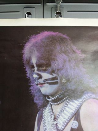 KISS VINTAGE 1977 77 ALIVE II PETER CRISS AUCOIN MGT LIVE POSTER 3