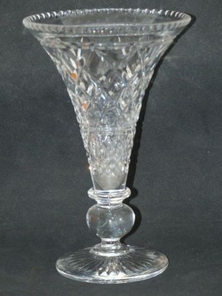 Stuart Cut Glass Vase – 9 Inches Tall
