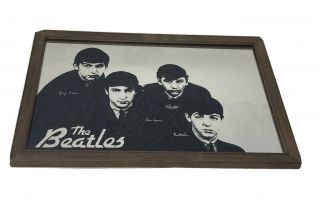 1963 The Beatles Mirror Facsimile Signed Memorabilia Framed Mirror