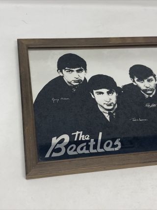 1963 The Beatles Mirror Facsimile Signed Memorabilia Framed Mirror 2