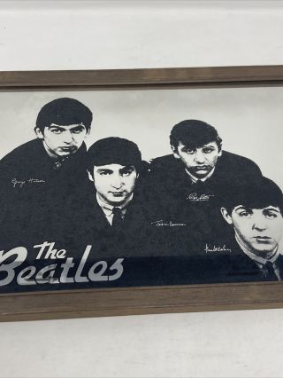1963 The Beatles Mirror Facsimile Signed Memorabilia Framed Mirror 3