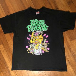 Vtg 90s Faster Pussycat Concert Tour T Shirt 80s Metal Mens Size Xl