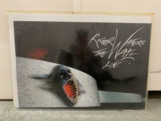 Rare Authentic 2012 Roger Waters The Wall Live Concert Poster Pink Floyd 2