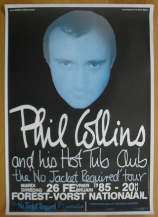 Phil Collins Concert Poster 