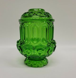 Moon And Star Glass Green Courting Fairy Candle Lamp