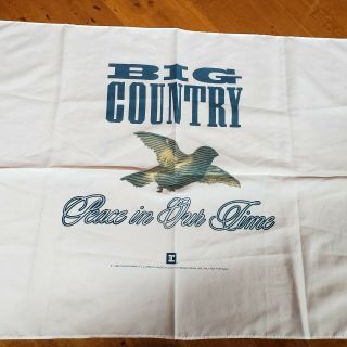 Big Country Promo Flag Banner Peace In Our Time 1988
