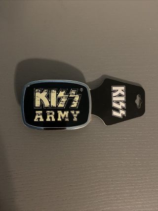 Kiss Army Belt Buckle,  Vintage Memorabilia,  Hard To Find (2008)