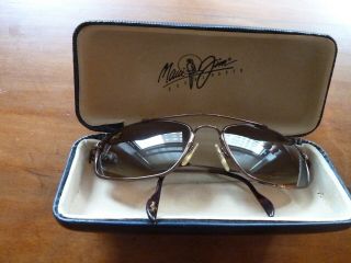 Maui Jim Big Island Flexon Sunglasses Mj 303 - 23 Aviator Style In Case