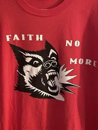 Vintage Faith No More Shirt Brockum 1995