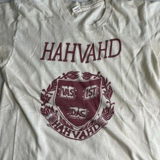 VINTAGE 50s/60s Harvard hanes COTTON POLYESTER BLEND MADE IN USA T SHIRT 2
