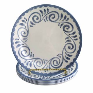 Corelle Oceanview Set Of 7 Dinner Plates 10 1/4 " By Corning