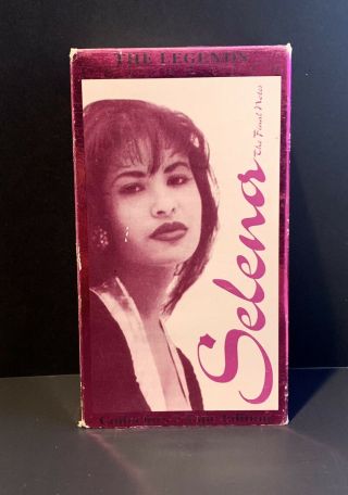 Selena Quintanilla 1995 Vhs Tape “the Final Notes”