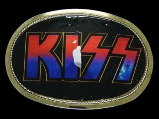 Ud07161 Pacifica Vintage 1978 Kiss Rock Music Band Commemorative Belt Buckle