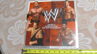 2005 Wwe 16 Month Calendar World Wrestling Entertainment Nip Collectilbe Nib