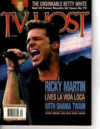 Vintage Tv Host Sept 25th 1999 - Ricky Martin - Lives La Vida Loca - Cover