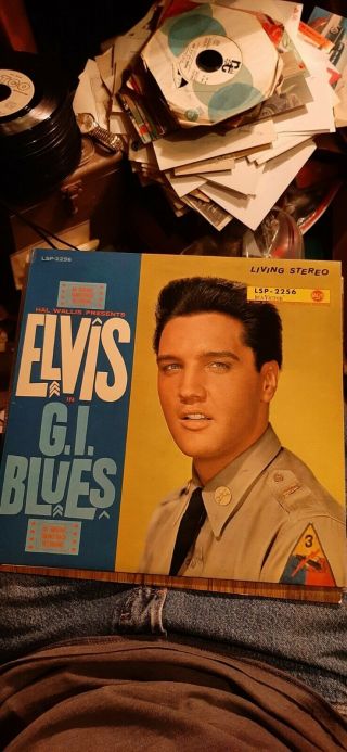Elvis Presley " G.  I.  Blues " 1964 Rca Victor Records Lsp - 2256 Rock Germany Lp