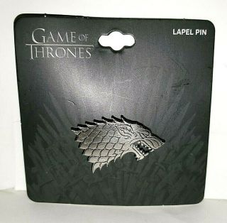 Game Of Thrones House Stark Dragon Enamel Pin Lapel Dragon Hbo Winter Is Coming