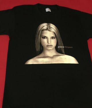 Vintage Jessica Simpson Sweet Kisses 1999 T - Shirt - Adult Large