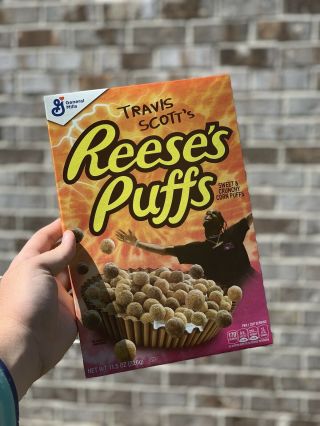 Travis Scott (cactus Jack) Reeses Puffs Cereal - Limited