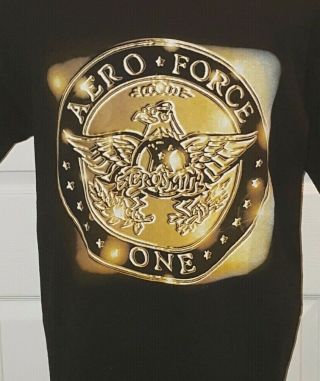 Vintage Aerosmith 2004 Tour T - shirt XL Aero Force One USA 2