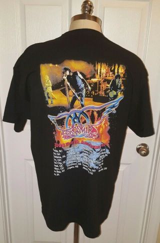 Vintage Aerosmith 2004 Tour T - shirt XL Aero Force One USA 3