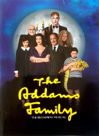 The Addams Family The Broadway Musical 2013 Australian Cast Souvenir Program