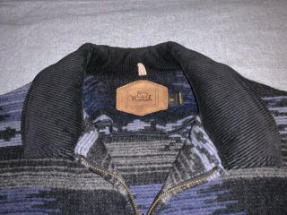 Men’s VTG Woolrich Wool Southwestern Indian Blanket Jacket Coat size XXL USA 2