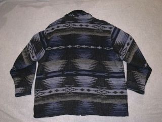 Men’s VTG Woolrich Wool Southwestern Indian Blanket Jacket Coat size XXL USA 3