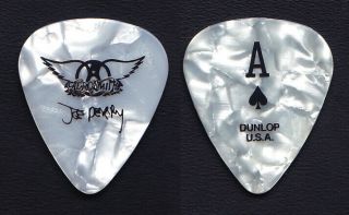 Aerosmith Joe Perry Signature Ace Of Spades White Guitar Pick - 2019 Las Vegas