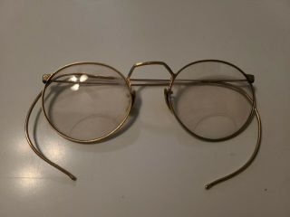 Vintage Ao American Optical 14k Gold Frame Eyeglasses