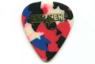 Testament 1988 Order Tour Guitar Pick Alex Skolnick Custom Concert Stage