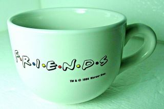 1996 Friends Tv Show Kitkat White Coffee Mug Collectible Large Ceramic