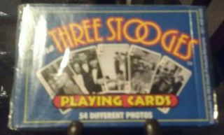1999 Of The Three Stooges Playing Cards