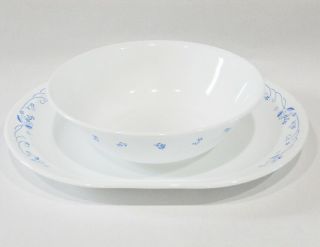 Corelle Provincial Blue Floral Choose: 1 Qt Serving Bowl Or Platter Plate