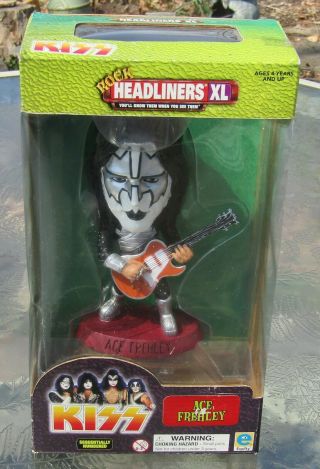 1999 Equity Rock Headliners Xl Kiss Ace Frehley Limited Edition 4 Of 25,  000 Mib