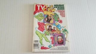 Tv Guide December 4 10 1993 Grinch Its A Wonderful Life Will Smith Jennie Garth