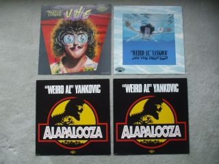 " Weird Al " Yankovic 4 Promo Album Cover Slicks Uhf Off The Deep End Alapalooza