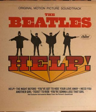 The Beatles Help Orig Motion Picture Vinyl Lp Album Soundtrack