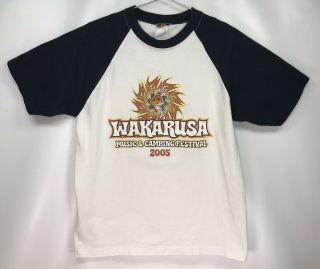 Women’s Large - 2005 Vintage Wakarusa Festival Concert T Shirt Lawrence Kansas
