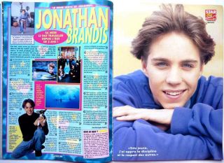Jonathan Brandis = 2 Pages 1995 French Clipping