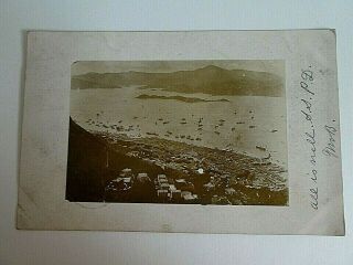 1903 Posted Registered Post Real Photo Postcard Of Hong Kong China Kowloon Bay?