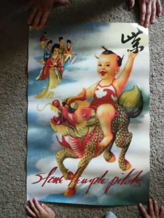Stone Temple Pilots Purple STP Poster 20 x 30 1994 RARE PROMO ONLY NOT 2
