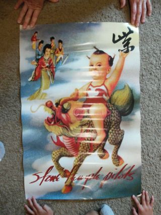 Stone Temple Pilots Purple STP Poster 20 x 30 1994 RARE PROMO ONLY NOT 3