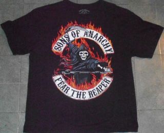Sons Of Anarchy Color Fear The Reaper Motorcycle Biker Tv Television Shirt