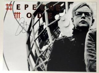 Andrew Fletcure Signed Photo 16x12 " - Autograph - Depeche Mode