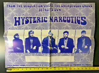 Vintage Hysteric Narcotics Poster - Tremor Records - 1980 