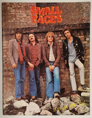 Small Faces Final Uk Tour Programme 1977 Steve Marriot
