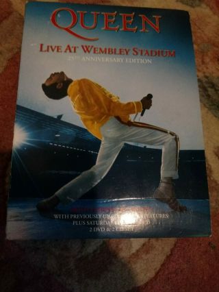 Queen Live At Wembley.  25th Anniversary Edition.  2dvd & 2 Cds.