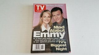 Tv Guide September 7 13 1996 Mad About You Emmy Helen Hunt Paul Reiser